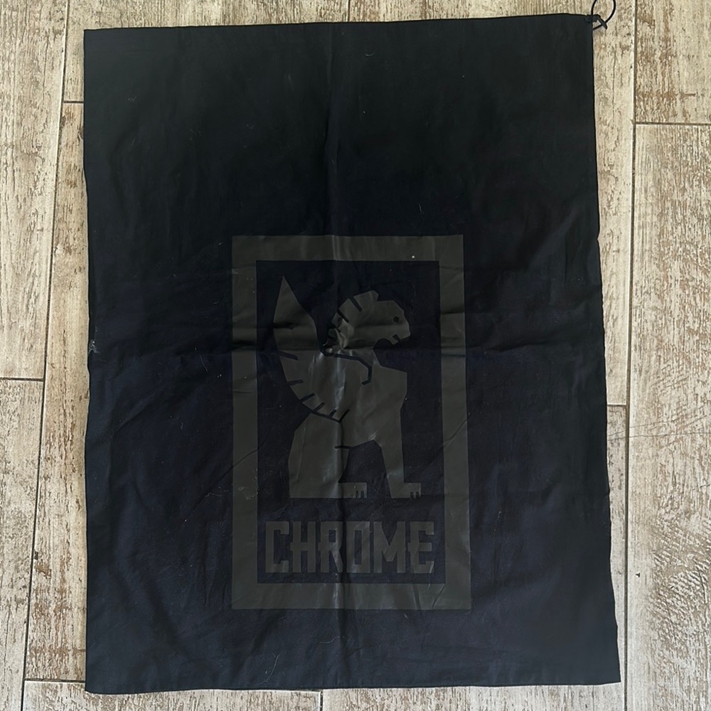 Chrome Industry Black Drawstring dust Bag